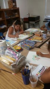 WAMC Summer Enrichment Program - Water Colors Art Class with Mrs. Coyle