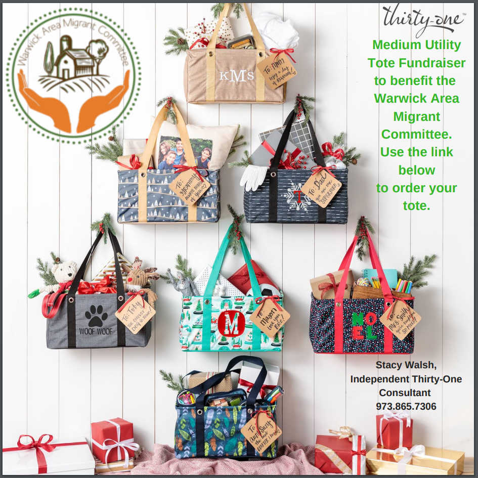 WAMC Thirty One Tote Fundraiser Warwick Area Farmworker Organization