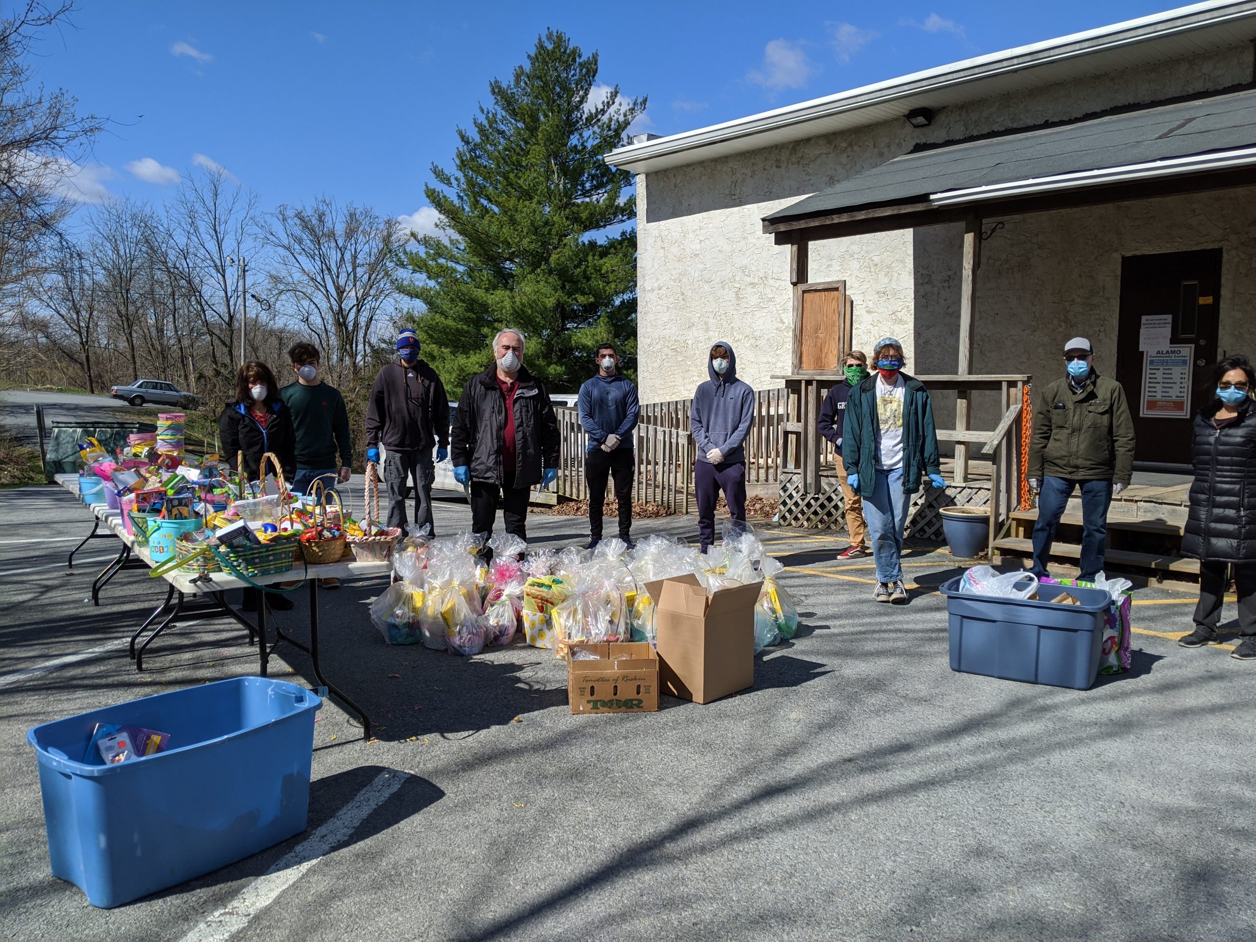 The WAMC delivered 120 Easter Baskets last weekend!